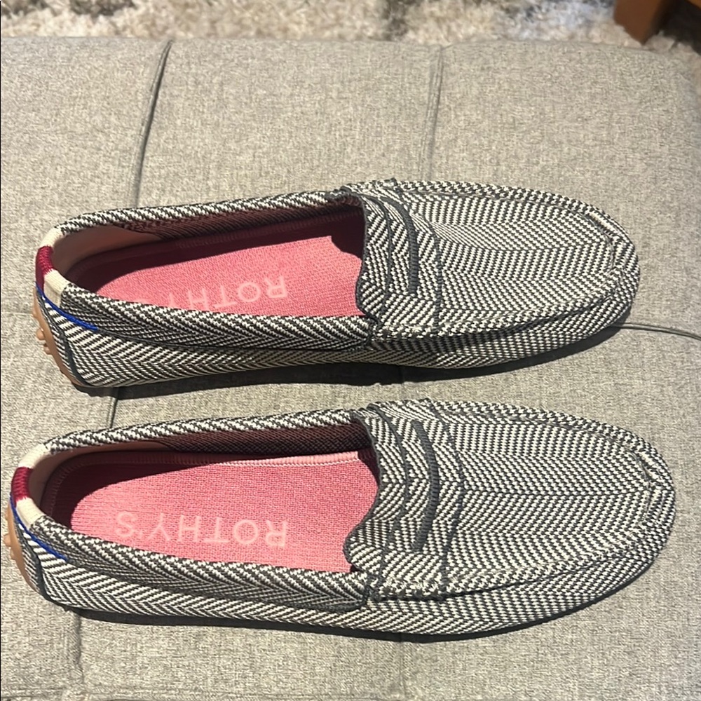 Rothy's Iron Herringbone Drivers